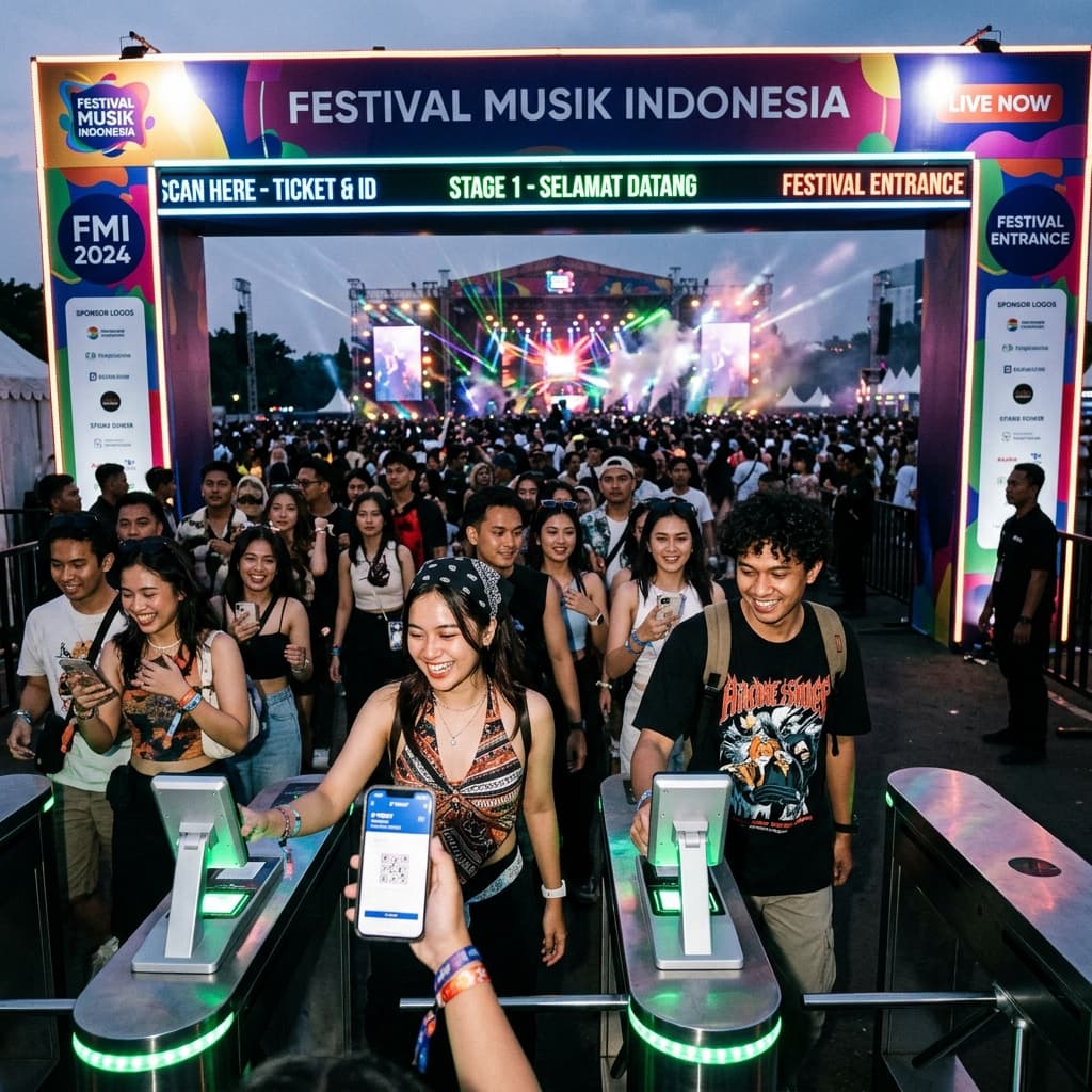 Pemindaian Tiket Super Cepat