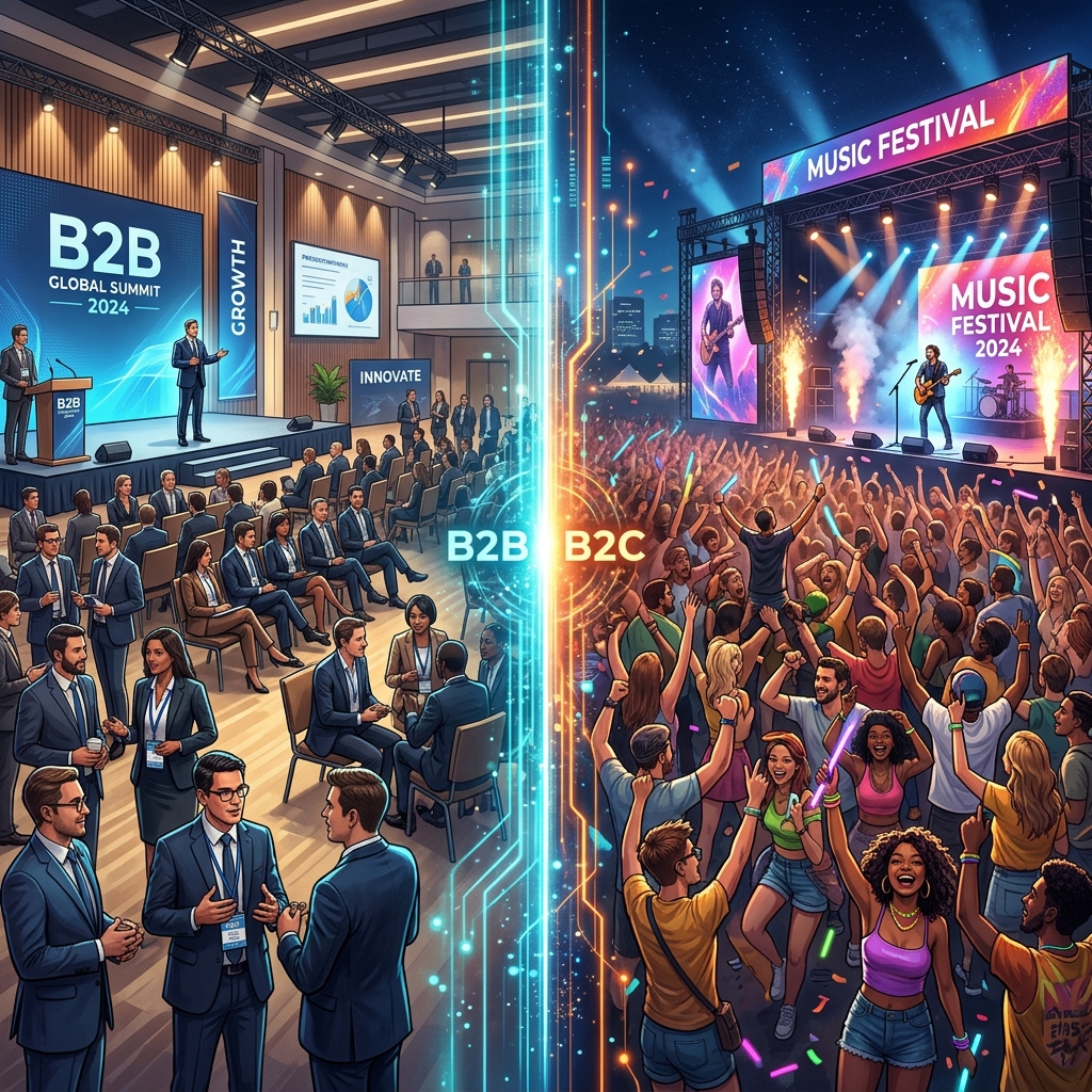 Memahami Perbedaan Sistem Ticketing B2B vs B2C: Mana yang Anda Butuhkan?