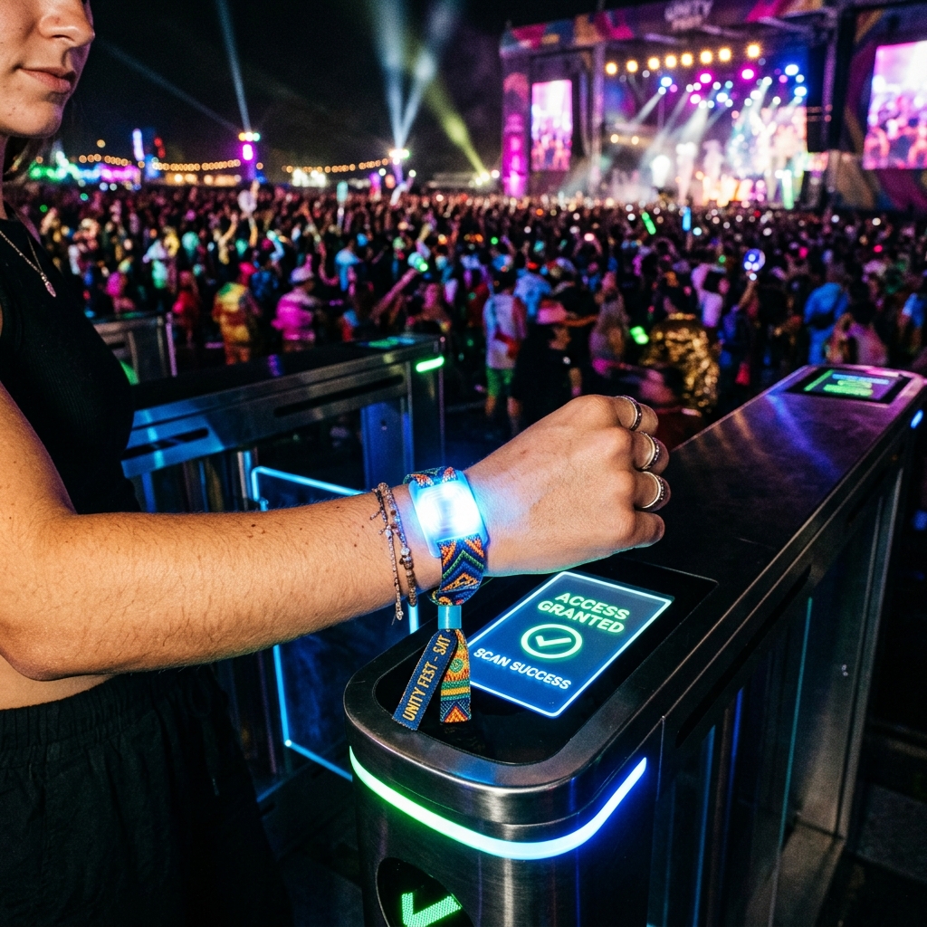 Masa Depan Festival Musik: Integrasi Gelang Tiket RFID